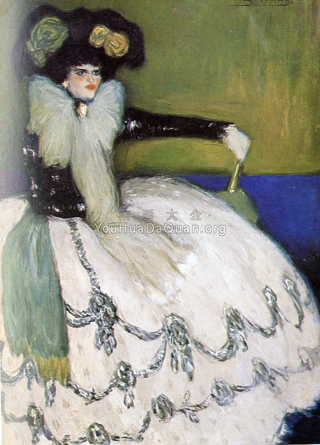 蓝衣女人 - 巴勃罗·毕加索